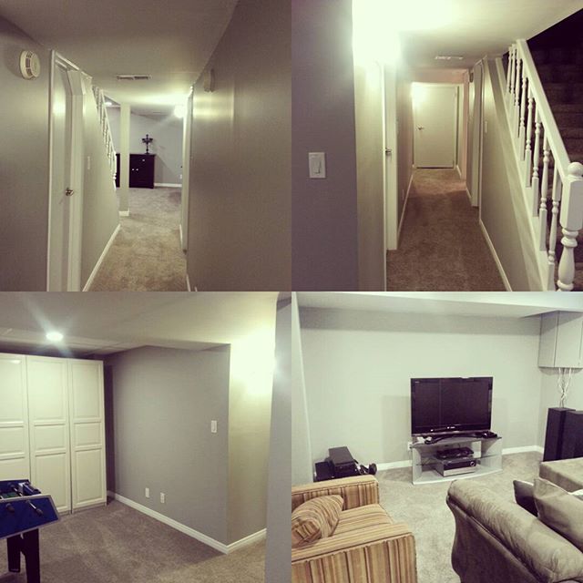 Fantastic job in Beautiful Linden Woods. Using top of the line Dulux paints and Alexandria baseboards for maximum durability.  The basement is ready to host a Grey Cup party or one heck of a nerf war :) 
